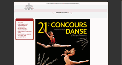 Desktop Screenshot of concoursdanseaix.com