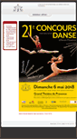 Mobile Screenshot of concoursdanseaix.com